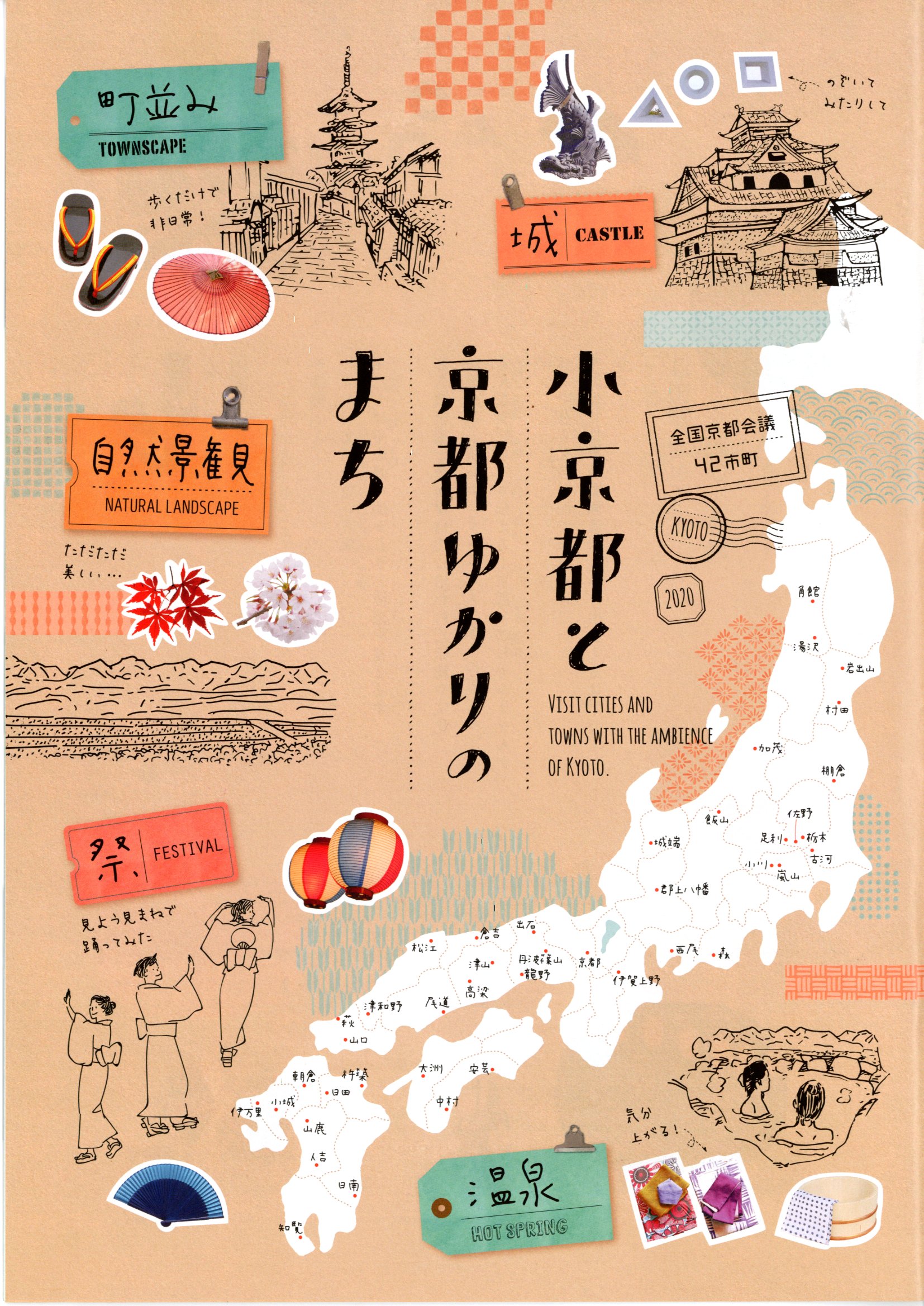 小京都と京都ゆかりのまちの画像