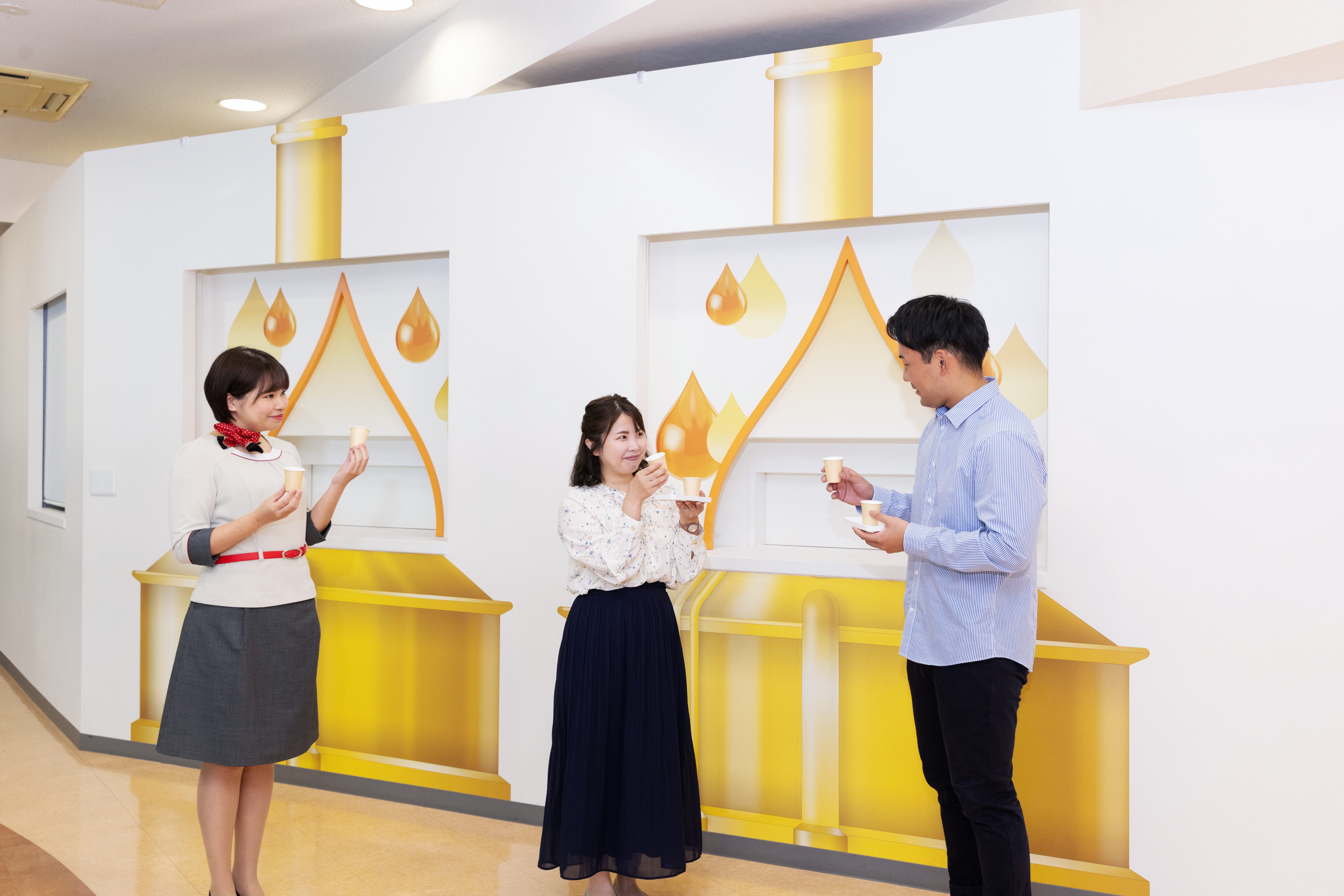 一番搾り麦汁と二番搾り麦汁の飲み比べ！の画像