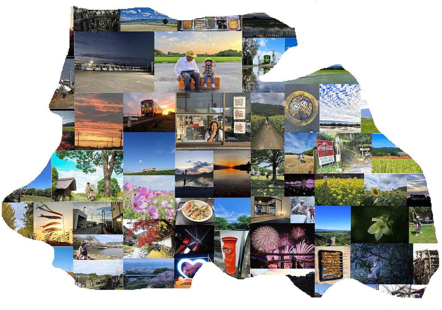 過去（令和5年度・令和6年度）の「#朝倉の好きなとこ フォトコンテスト」応募作品の一例）の画像