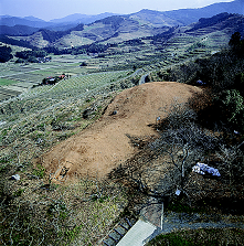 宮地嶽前方後円墳の画像