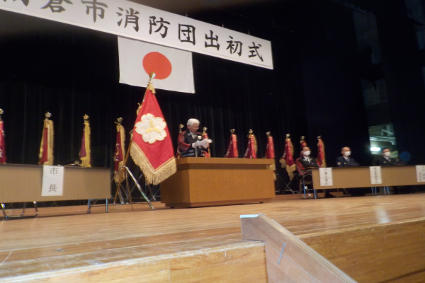 令和5年1月8日【朝倉市消防団出初式】の画像