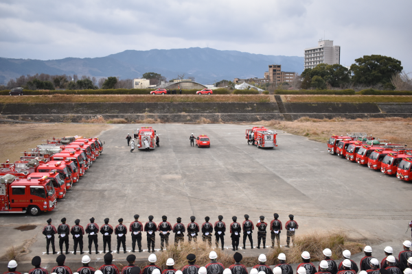 令和7年1月12日【令和7年朝倉市消防団出初式】の画像1