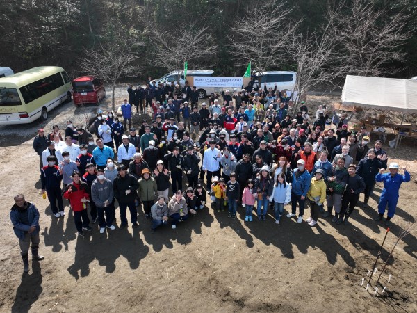 令和7年3月9日【第12回グリーンウェイブ朝倉水源の森づくり植林】の画像