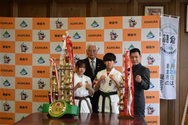 令和7年3月27日【誠武塾 全国大会結果報告来訪】の画像