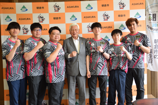 令和7年5月26日【九州バーグ運輸eスポーツ実業団 表敬訪問】の画像