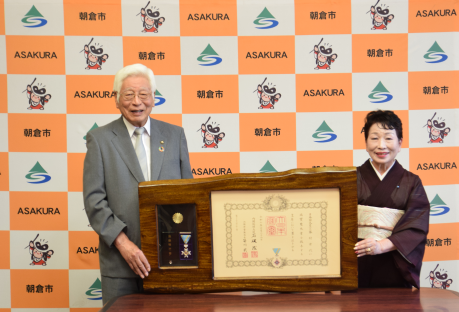 令和7年8月1日【令和7年春の叙勲受賞 表敬訪問】の画像