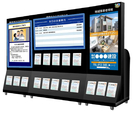 デジタルサイネージ（デジタル案内板）の概要の画像