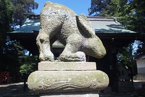 狛うさぎの画像