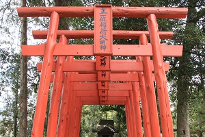 境内の稲荷社の画像