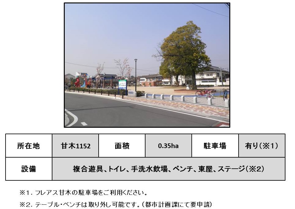 甘木中央公園の基本情報の画像1