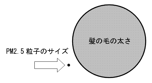微小粒子状物質(PM2月5日)とはの画像