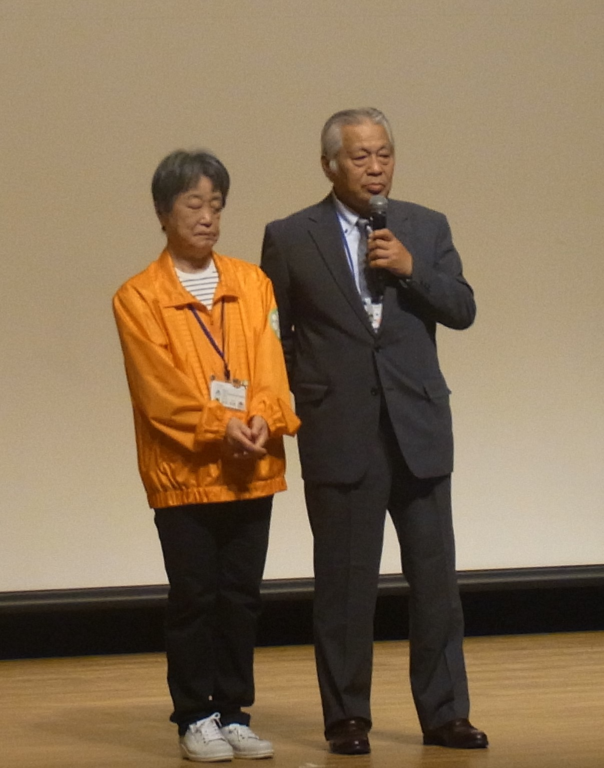 朝倉市会長と大野城市会長の画像