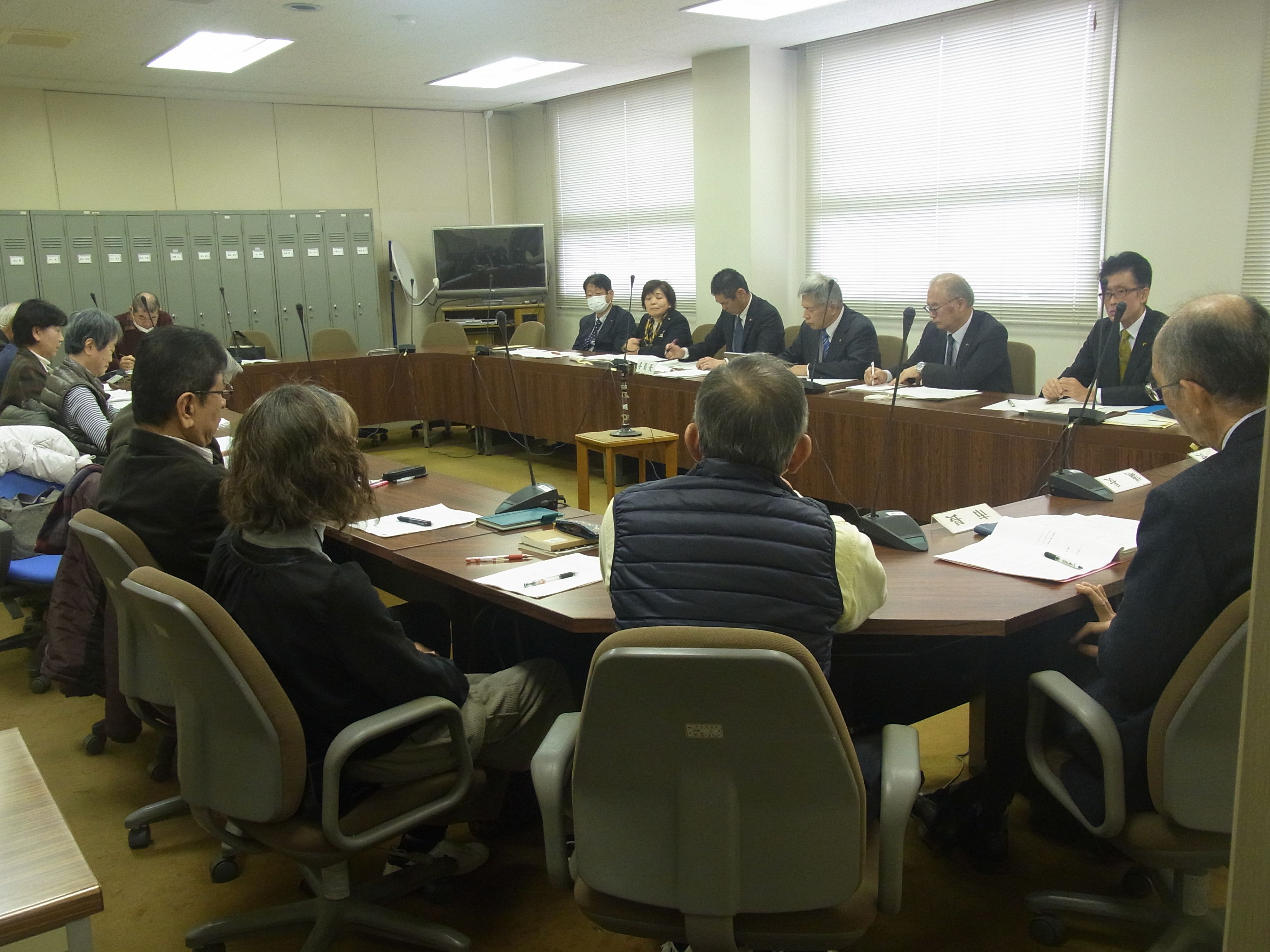 朝倉市議会との懇談会の画像