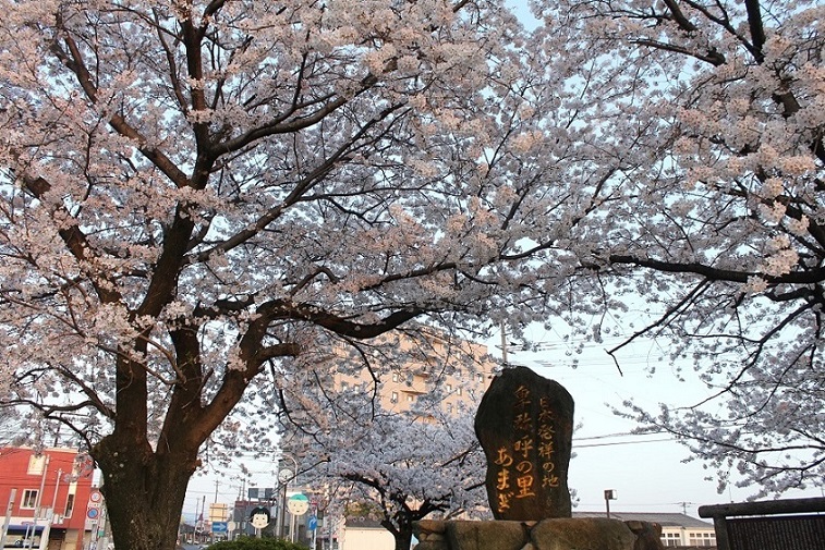 甘木鉄道甘木駅前の画像