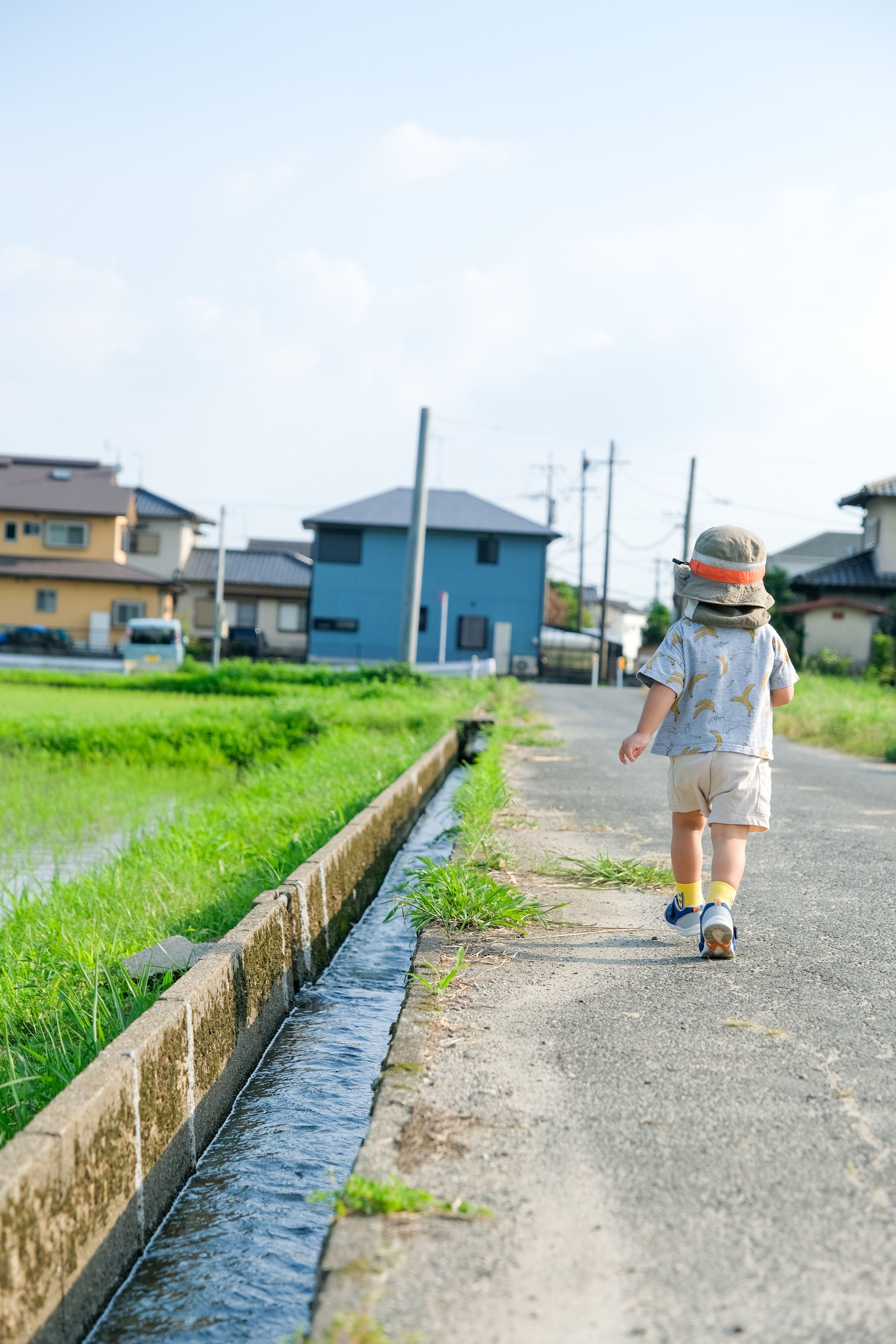 金賞「初夏の水路さんぽ」