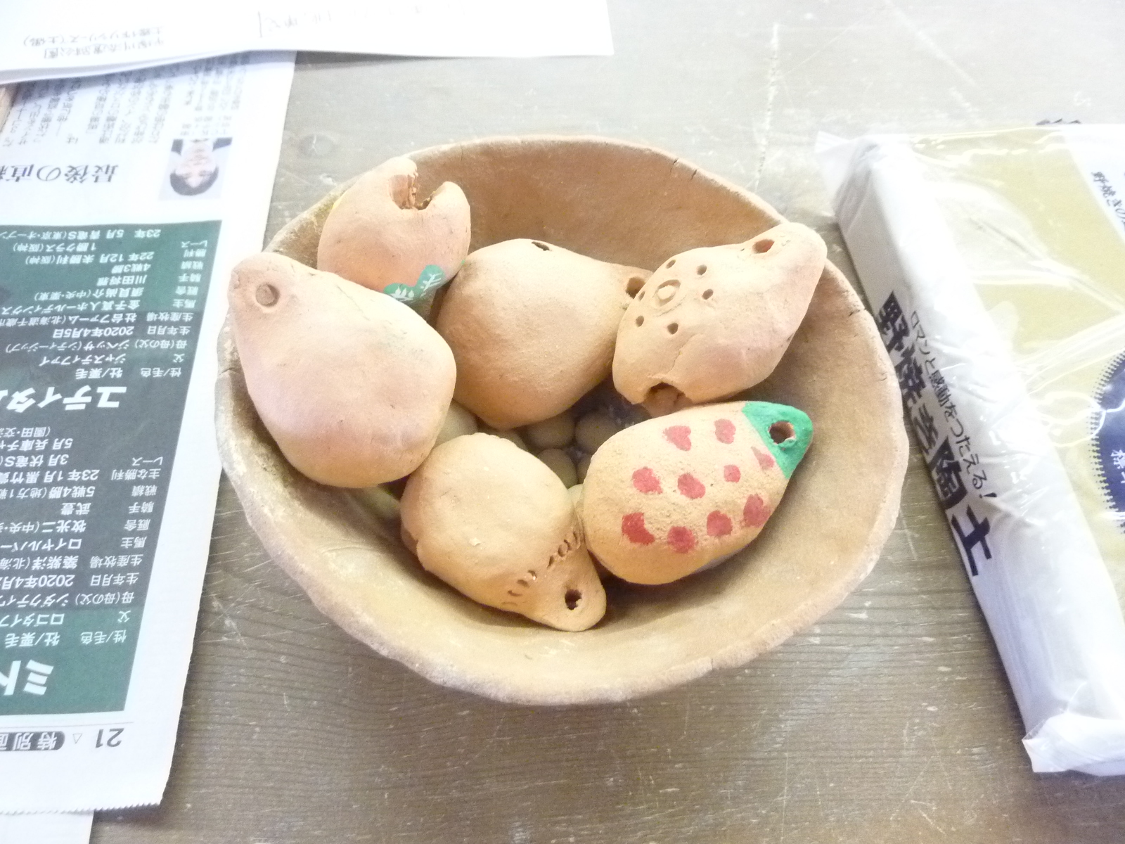 土鈴つくりの画像