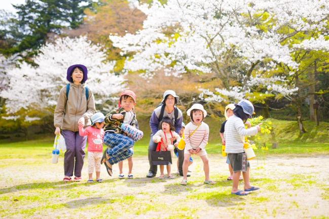 大崎 愛さんと保育園かてて