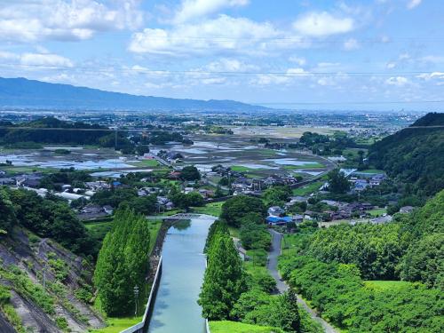 寺内ダム　堤体から撮影