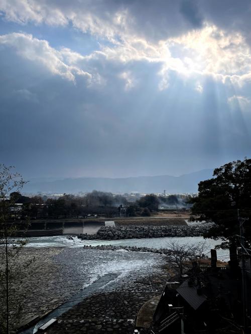 山田堰、冬の旅