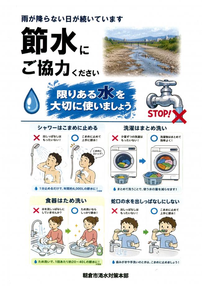節水チラシ
