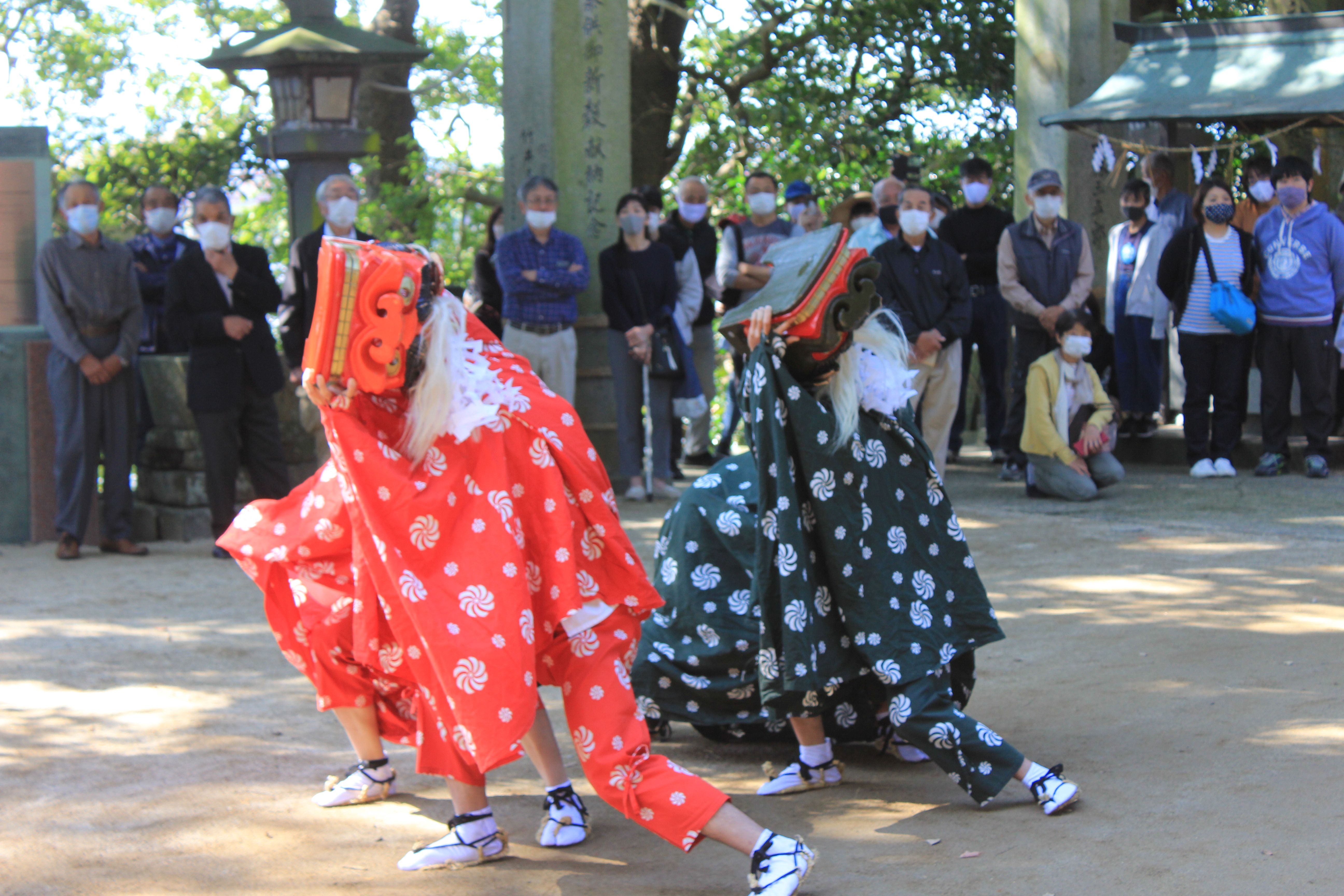 恵蘇宿区の獅子舞