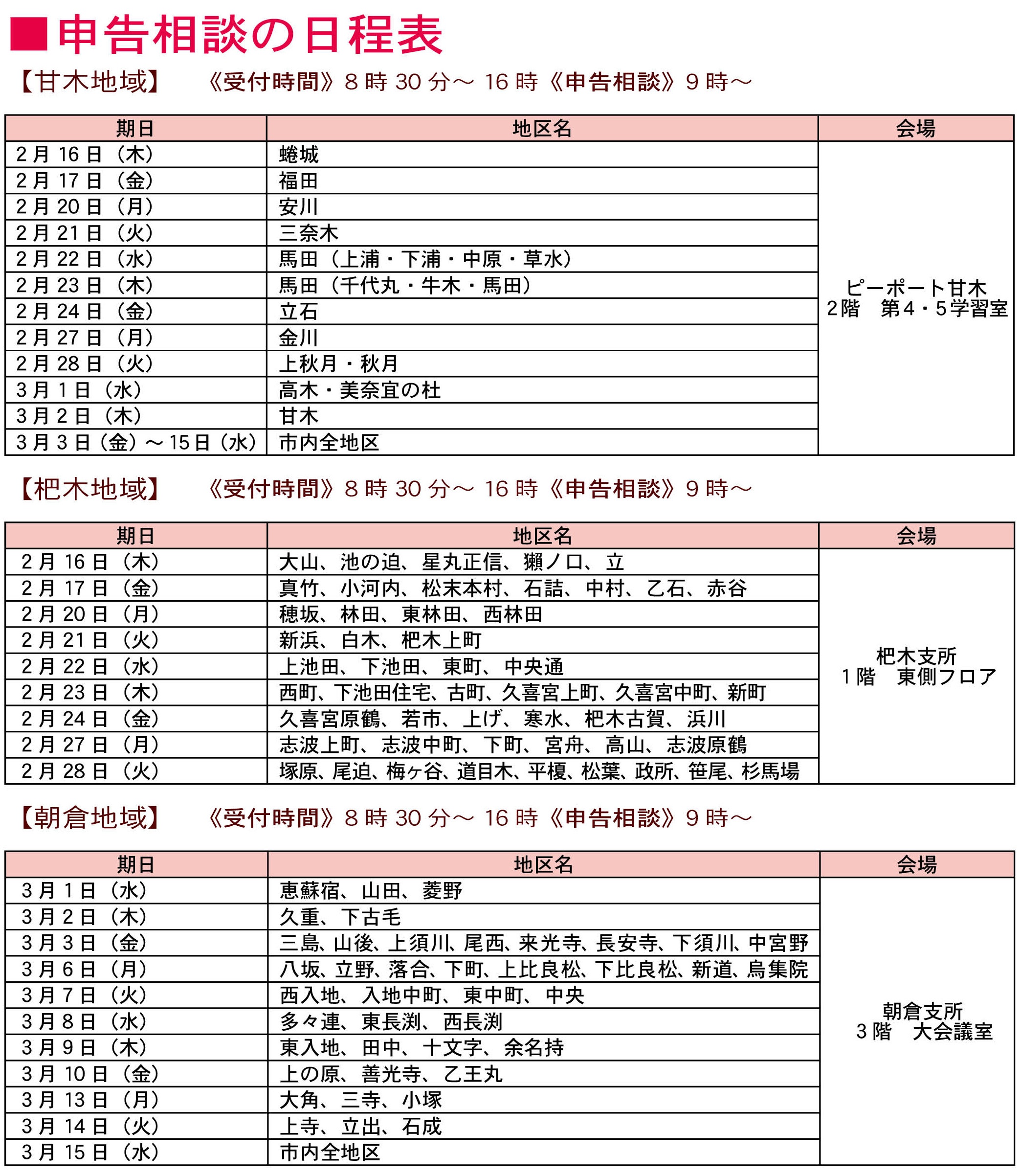 平塚 市 確定 申告