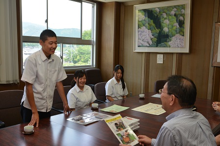 朝倉光陽高校来訪